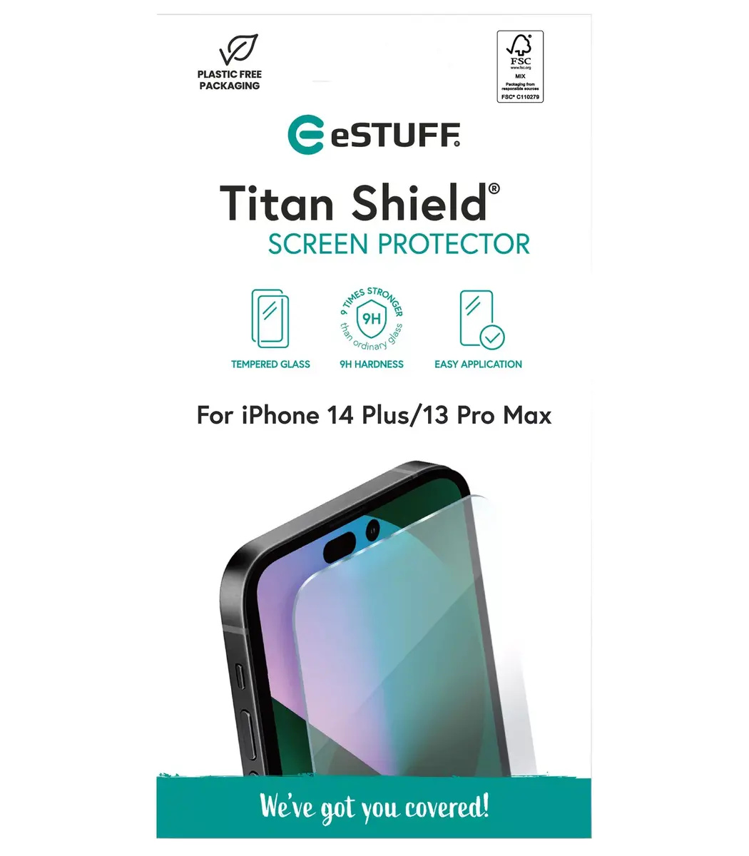 Прозрачная защитная пленка eSTUFF ES501370 для Apple iPhone 14 Plus iPhone 13 Pro Max Photo 2