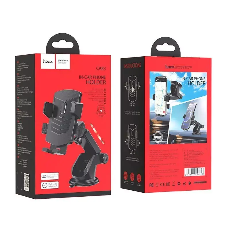 HOCO CA83 Car Phone Holder — one-button windshield/console Photo 3
