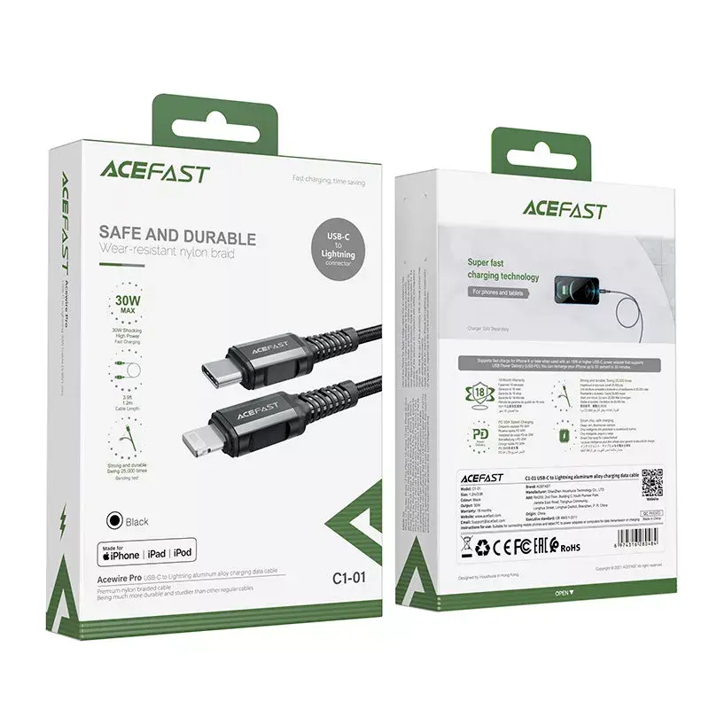 Acefast USB-C — Lightning C1-01 1,2 м Photo 12