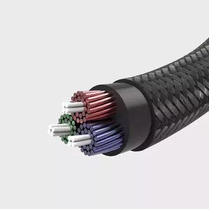 UGREEN leņķa AUX kabelis 2× mini jack 3,5 mm, 1,5 m, zils (AV112)
