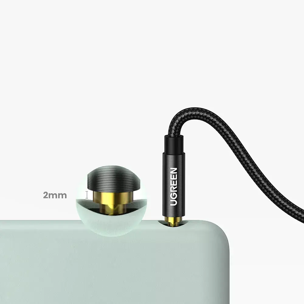 UGREEN AUX-кабель угловой 2×3,5 мм 1,5 м Photo 16