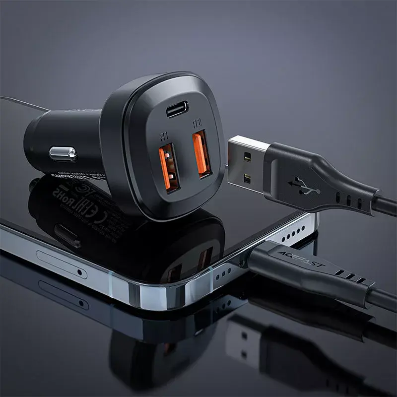 Acefast B9 Charger — 2× USB-A, 1× USB-C Photo 9