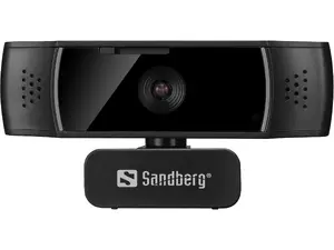 Sandberg USB Webcam Autofocus DualMic 2.07 MP Full HD 1920 x 1080 USB 2.0 Black