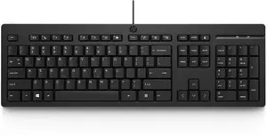 Wired Keyboard HP 125 M27527-L31 — USB connection, international layout