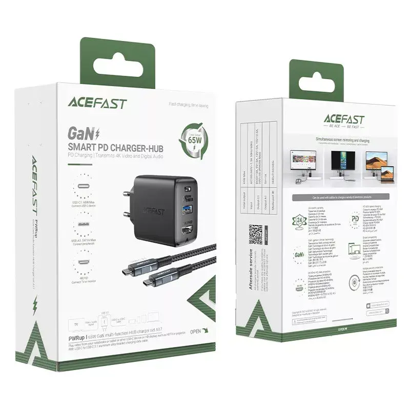 Acefast A17 65W USB‑C USB‑A HDMI 4K 60Hz Photo 9