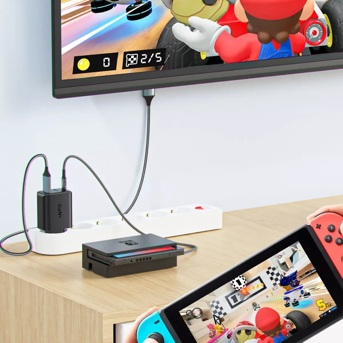 Acefast A17 65W USB‑C USB‑A HDMI 4K 60Hz Photo 12