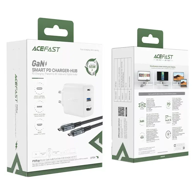 Acefast A17 65W GaN USB‑C adapteris Photo 4