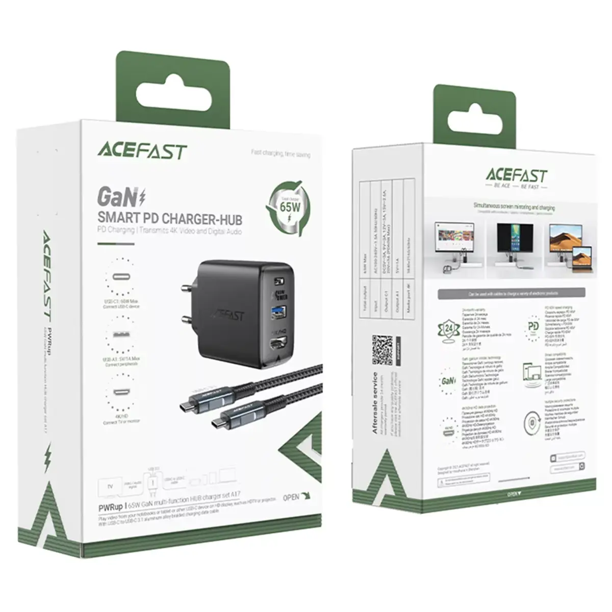Acefast A17 65W GaN USB‑C adapteris Photo 9