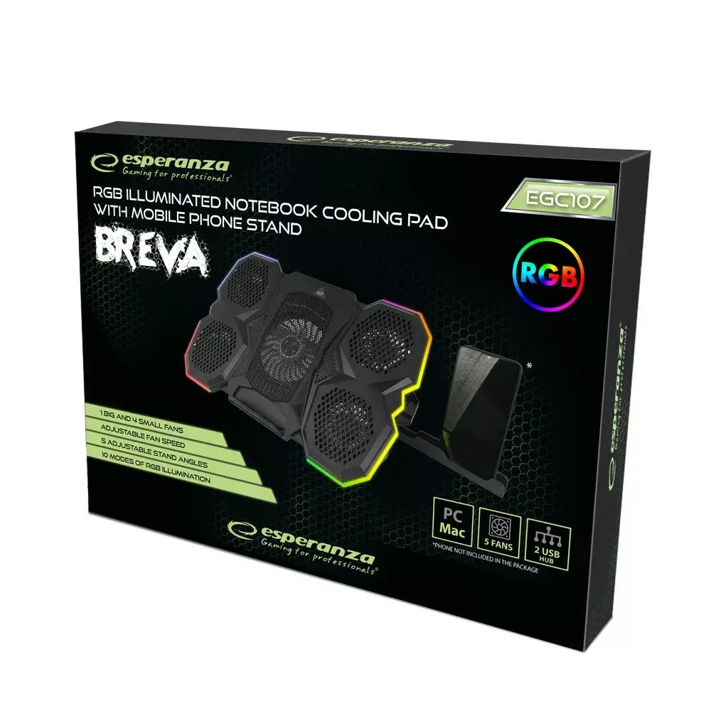 Laptop cooling pad ESPERANZA EGC107 Photo 2