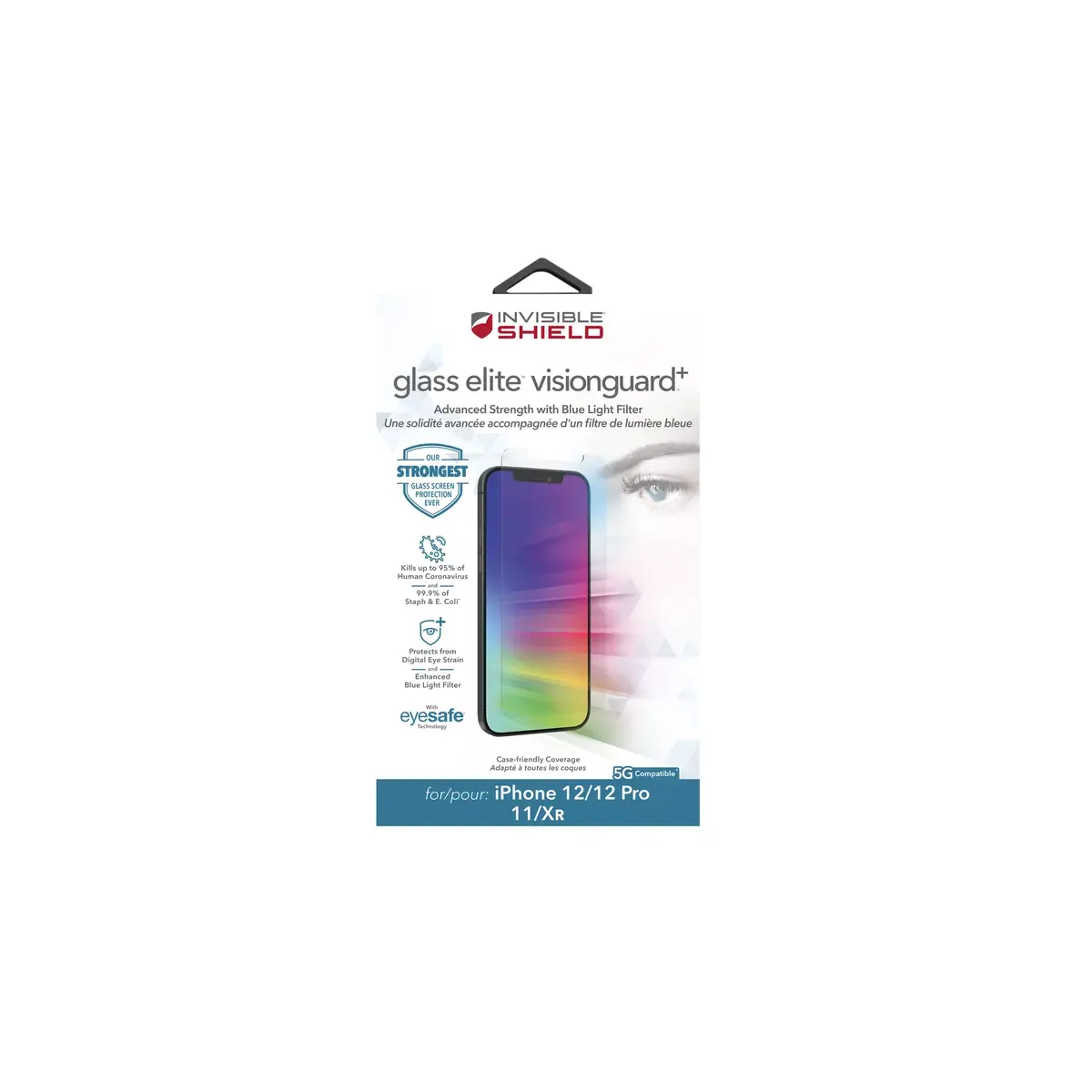 InvisibleShield Glass Elite VisionGuard+ Apple iPhone 12/12 Pro Ekrāns Photo 11
