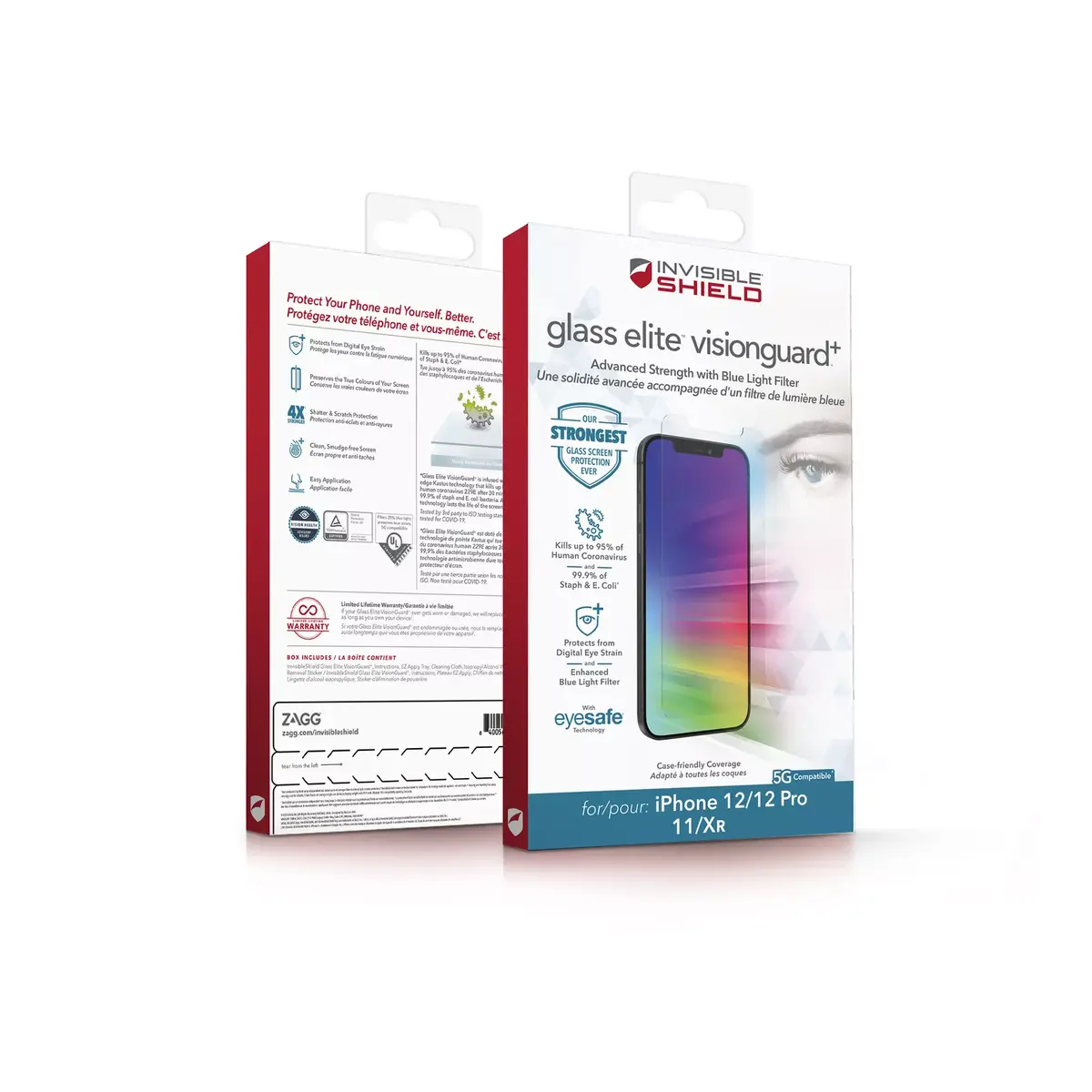 InvisibleShield Glass Elite VisionGuard+ Apple iPhone 12/12 Pro Ekrāns Photo 13