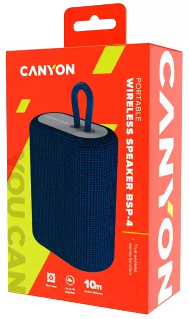 Stereo Portable Speaker Canyon BSP-4 CNE-CBTSP4BL Photo 4