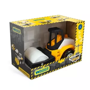 Игрушечная строительная техника Wader Tech Truck Walec в картонной упаковке, модель 35365
