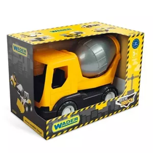 Игрушечный бетономешалка Wader 35363 — картонная упаковка, механическая строительная машина