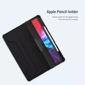 Protective stand case Nillkin Bumper PRO for iPad Pro 12.9 (2020/2021/2022) and iPad Air 13 (2024) — Black