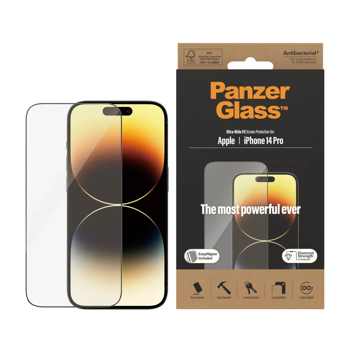 Aizsargstikls PanzerGlass Apple iPhone 14 Pro Photo 2