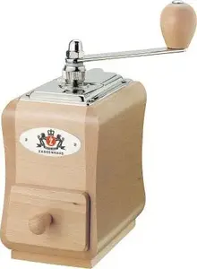 Manual coffee mill Zassenhaus Santiago, beech wood body, hand grinder, MPN 040098