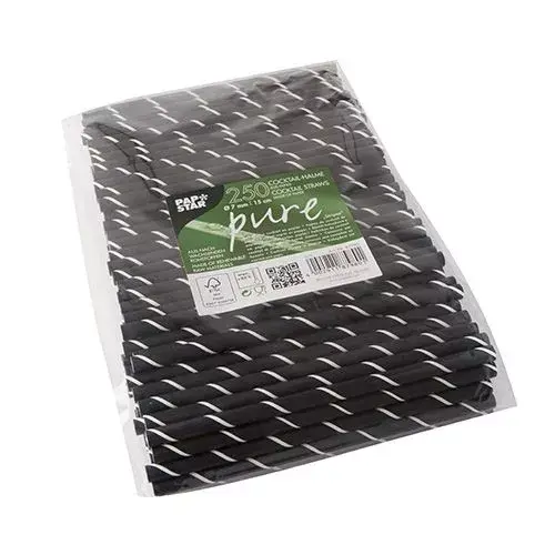 Disposable Drinking Straws Papstar 87980 Photo 2