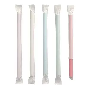 Disposable Drinking Straws Papstar 88852 Assorted Colours 200 pcs