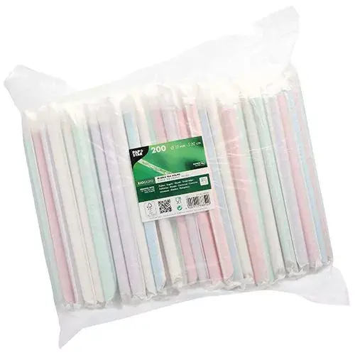 Disposable Drinking Straws Papstar 88852 Photo 2