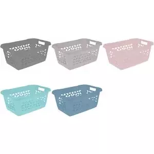 Laundry basket keeeper jost 650 mm width, 52 L capacity, plastic laundry bin