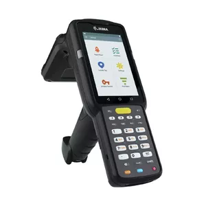 Handheld mobile computer Zebra MC3330xR 4" touchscreen, Snapdragon 660 2.2 GHz, 4 GB RAM, 32 GB flash, alphanumeric keypad, barcode reader