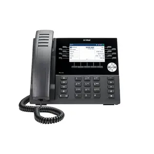 IP tālrunis MITEL 6930w — melns, Wi‑Fi (802.11a/b/g/n), Bluetooth, PoE, USB 0.5 A