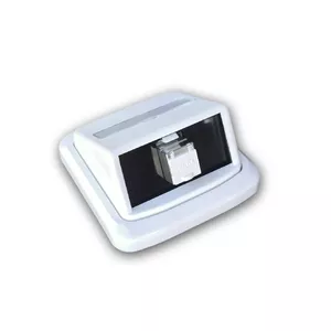 Sienas rozete ABB TANGO viena RJ45 Cat6A STP, balta (modelis 2396)