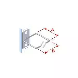 Vyvazovací háček 40x40 D1 kov levý fix,čelní gate