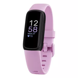 Rokas siksna aktivitāšu izsekotājs Fitbit Inspire 3 Melns Lilacs
