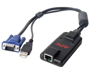 KVM cable APC KVM-USBVM — D-Sub & USB to RJ-45, black, 125×14×125 mm