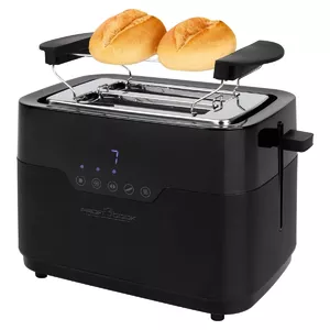 Toaster ProfiCook PC-TA 1244 2 slice 920 W Black Stainless Steel