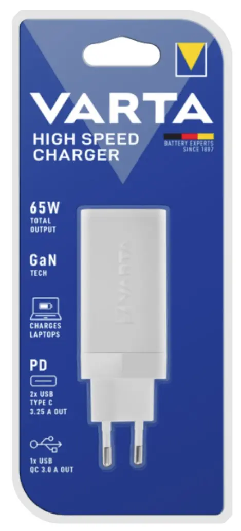 Lādētājs Varta High Speed Charger 65