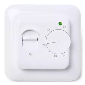 Термостат Heatcom HC15 с датчиком пола, белый
