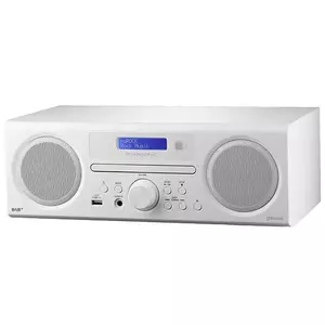 Scansonic DA310 Digital DAB+ FM PLL Mini Audio System 10 W, White, MP3 playback