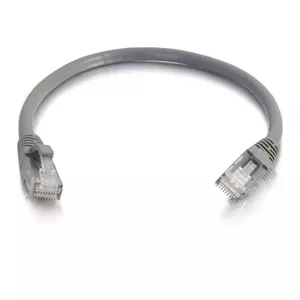 C2G 1m Cat6 Booted Unshielded UTP Network Patch Cable Grey