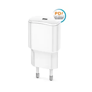 Сетевое зарядное устройство forever TC-01 PD 1x USB-C 20W White — однопортовый USB-C 20W
