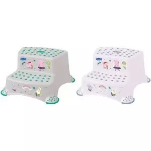 Divpakāpju krēsliņš keeeper Peppa Pig 40×37×21 cm, balts