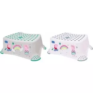 Ступенька-скамья keeeper Peppa Pig 40,5x28,5x14 см детская подставка-ступень, белая
