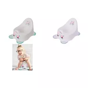 Детский горшок keeeper Babytopf Adam «Peppa Pig», nordic-white с принтом, с резиновыми ножками, полипропилен (PP), 1 шт.