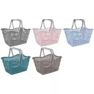 Shopping basket keeeper Alma 40×29×22.5 cm 15 L blue