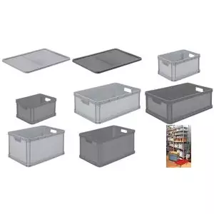 Storage/transport box keeeper Robert 60×40×22 cm, 45 L capacity, load up to 60 kg