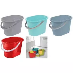 Bucket with spout keeeper 1078713000000 13 L, grey
