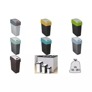 Мусорное ведро keeeper magne 10 л Nordic Green, компактное, двойное открывание, модель 1060331500000