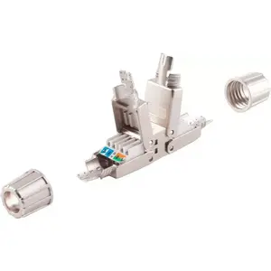 Разъём ShiverPeaks BS08-10001 безинструментальный быстрый STP Cat. 6A