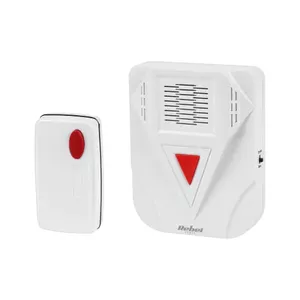 Wireless doorbell URZ3454 — 15 melodies, IP44 splash protection, remote range up to 50 m