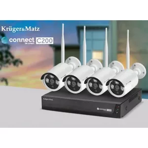 Surveillance camera set Kruger & Matz KM2240 2 MP WiFi