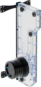 Singularity Resonance 2.0 Single D5 Distro Plate — Single pump reservoir distribution plate for custom water cooling