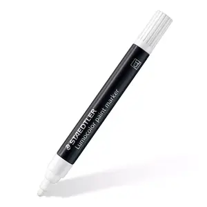 Staedtler Lumocolor White marķieris 1 gab. Rakstīšanas krāsa Balta