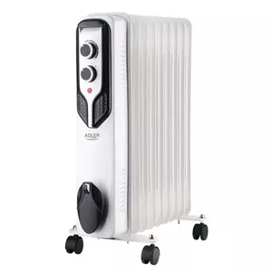 Adler Oil-Filled Radiator AD 7816 2000 W, Number of power levels 3, White